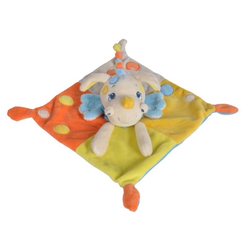  baron dragon plat jaune orange bleu 25 cm 